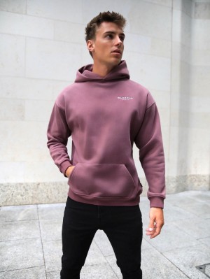 Blakely Universal Relaxed Hoodie Bordeaux | CGEVIDB-67