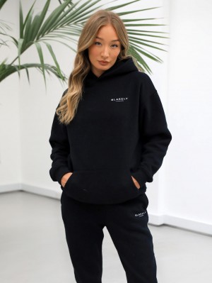 Blakely Universal Women's Relaxed Hoodie Schwarz | MKGANSH-06