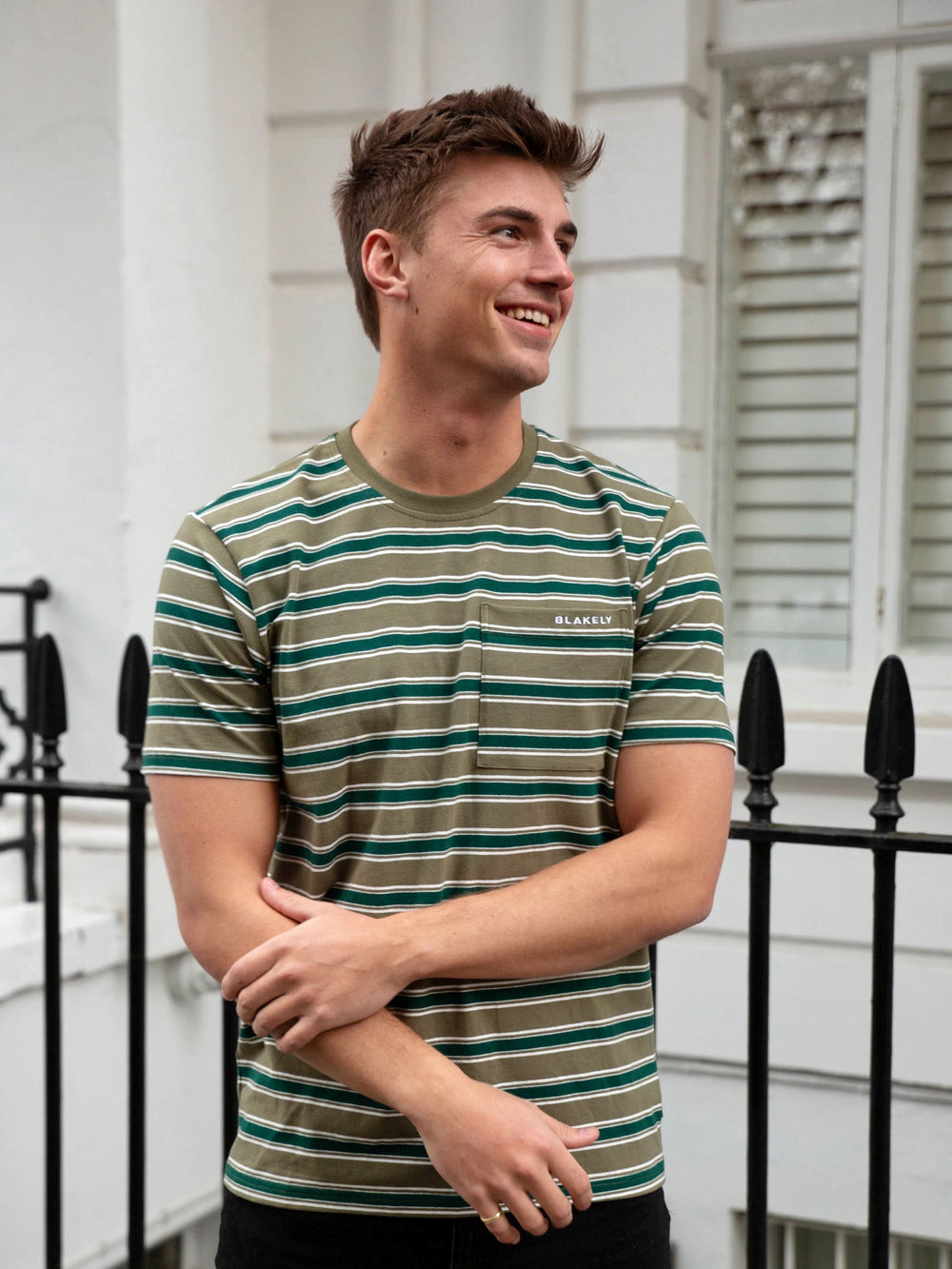 Blakely Alban Relaxed T-Shirt Grün | LXFMCVJ-39