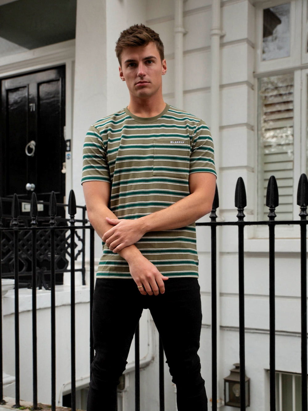 Blakely Alban Relaxed T-Shirt Grün | LXFMCVJ-39