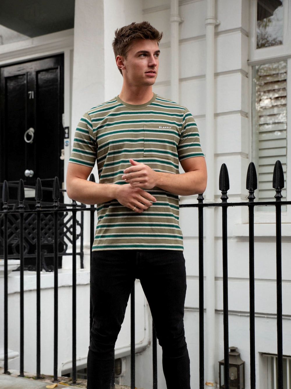 Blakely Alban Relaxed T-Shirt Grün | LXFMCVJ-39
