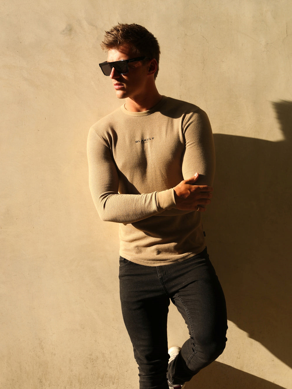 Blakely Alezio Textured Jumper Sand | ANFGZTP-86