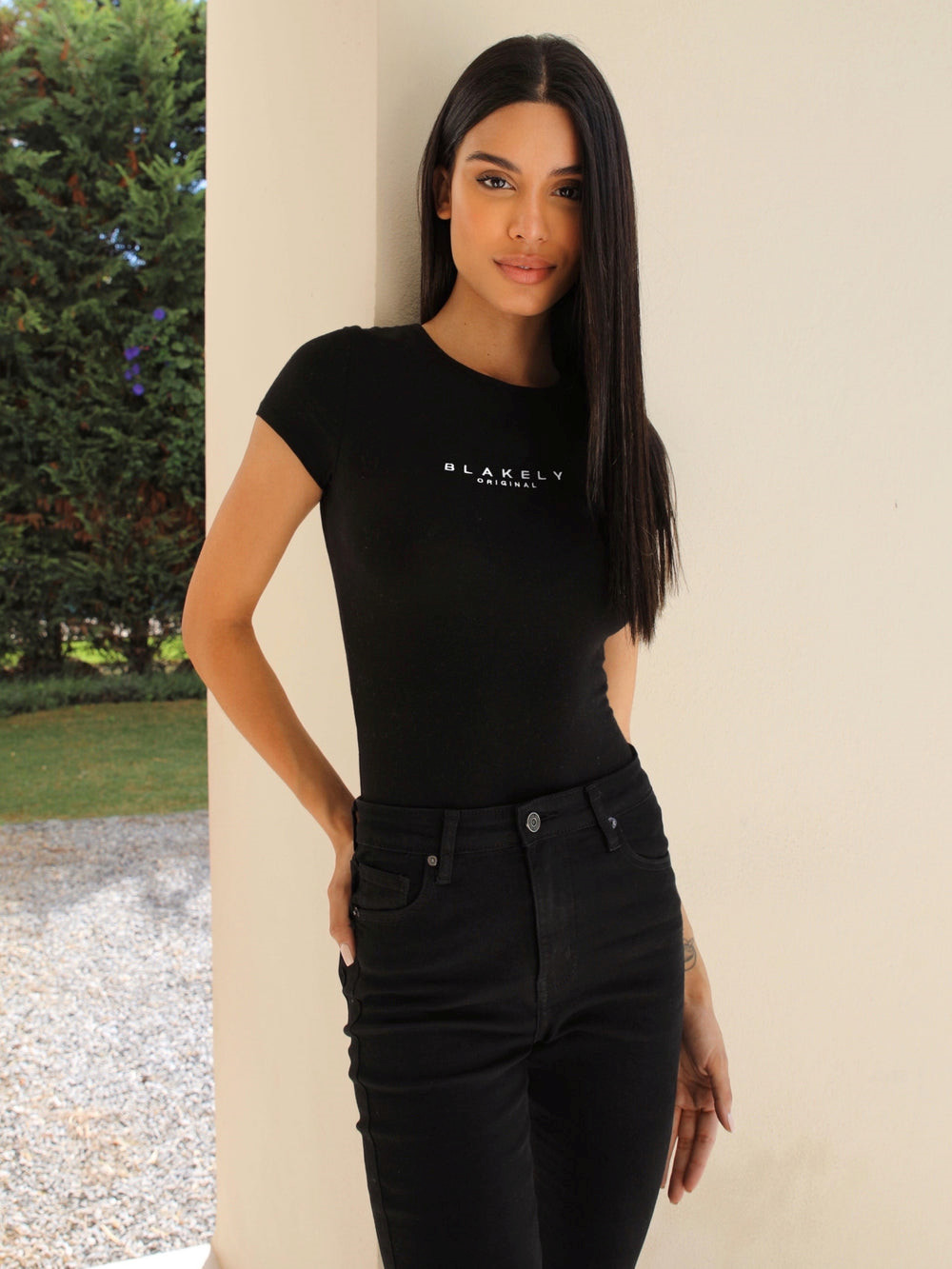 Blakely Alicia Bodysuit Schwarz | YMEKATP-13