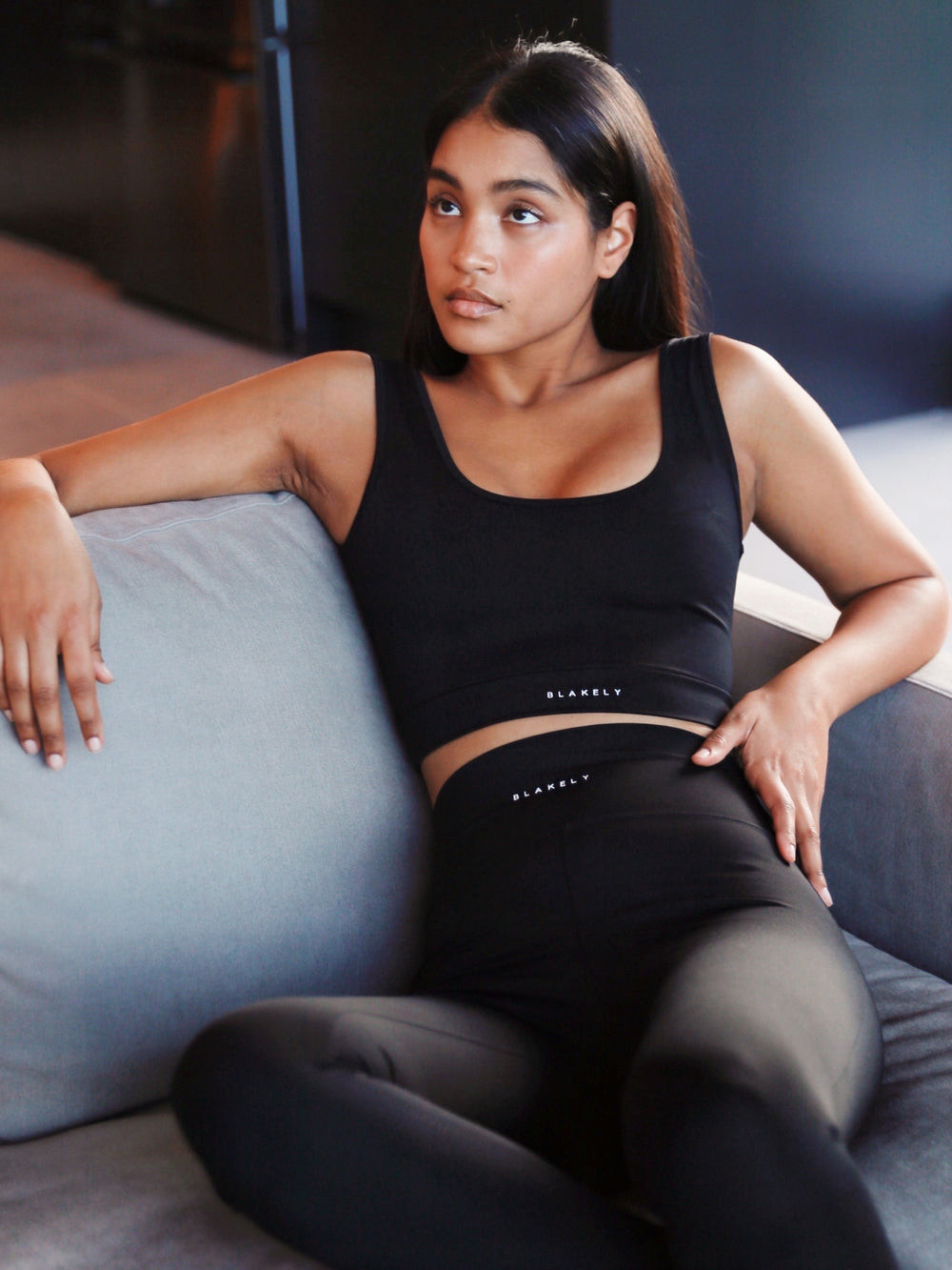 Blakely Alina Sports Bra Schwarz | ZJFIKLG-89