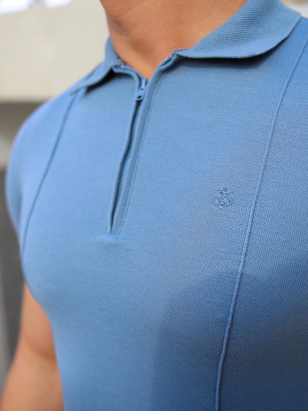 Blakely Amezri Seamline Polo Blau | MQOSUGA-57
