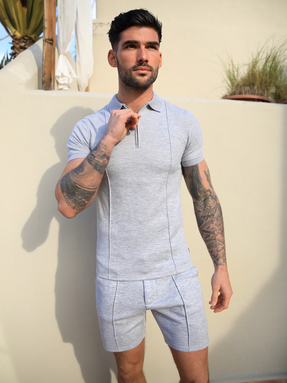 Blakely Amezri Seamline Polo Hellgrau | RISBXAL-54