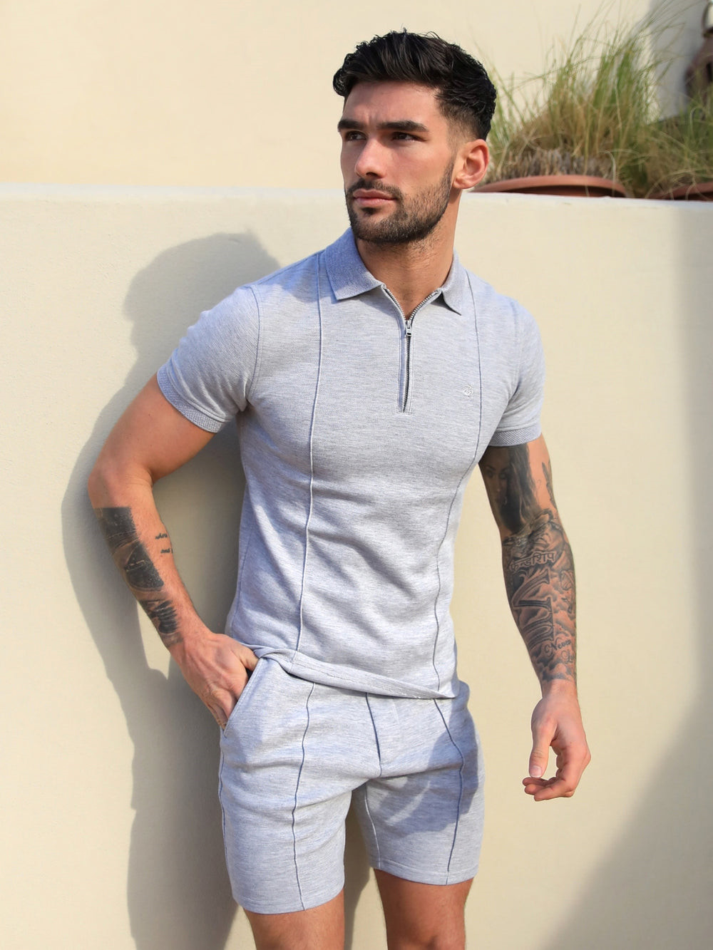 Blakely Amezri Seamline Polo Hellgrau | RISBXAL-54