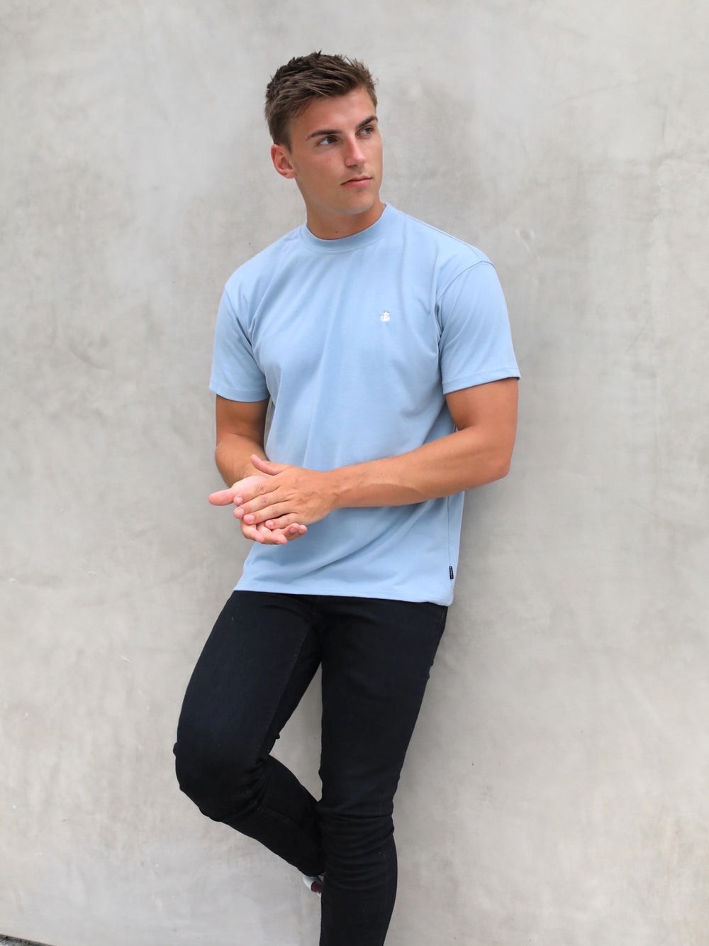 Blakely Anchor Relaxed T-Shirt Blau | HSVKLND-91