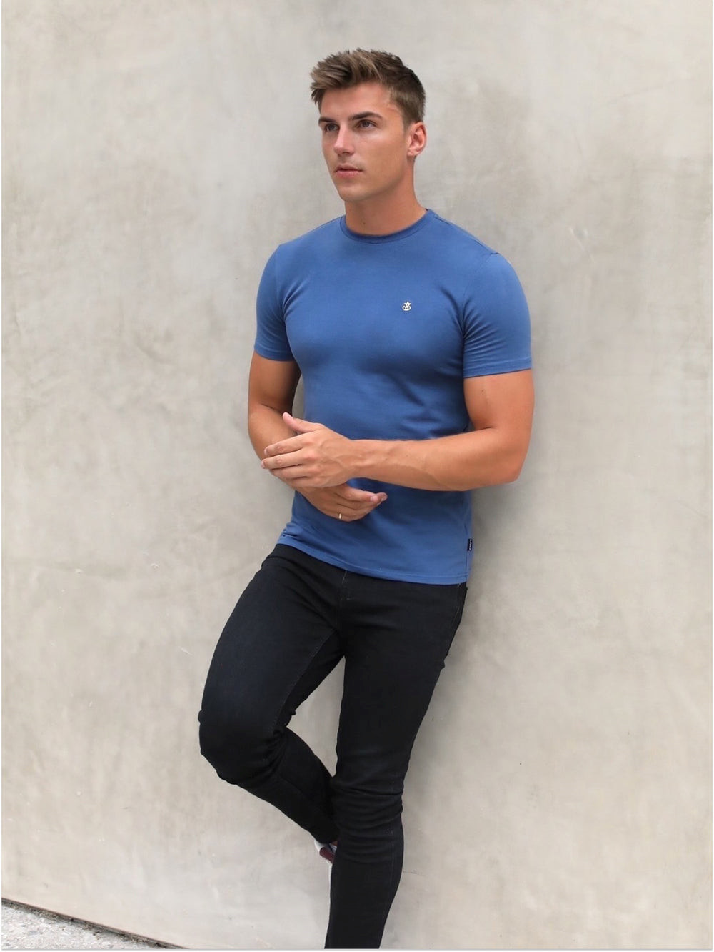 Blakely Anchor T-Shirt Blau | OHLKBUX-39