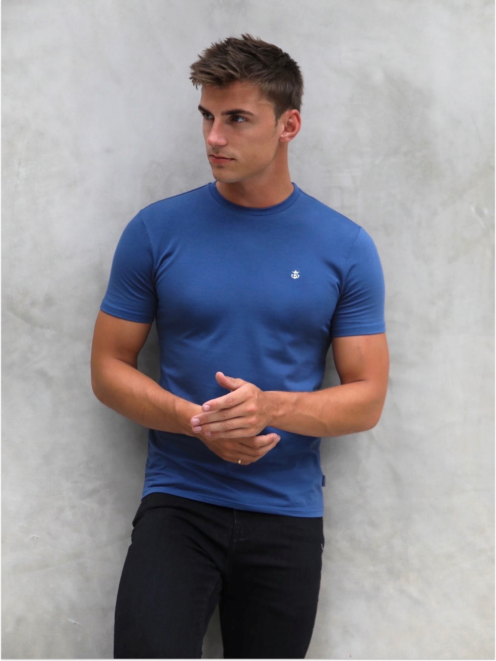 Blakely Anchor T-Shirt Blau | OHLKBUX-39