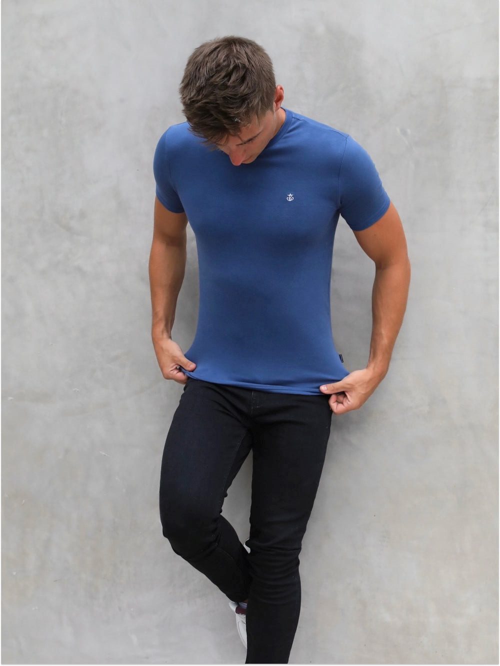 Blakely Anchor T-Shirt Blau | OHLKBUX-39