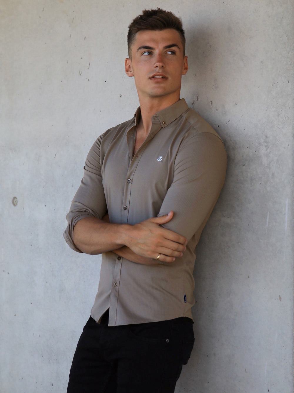 Blakely Anzio Shirt Braun | SVWIKQP-83