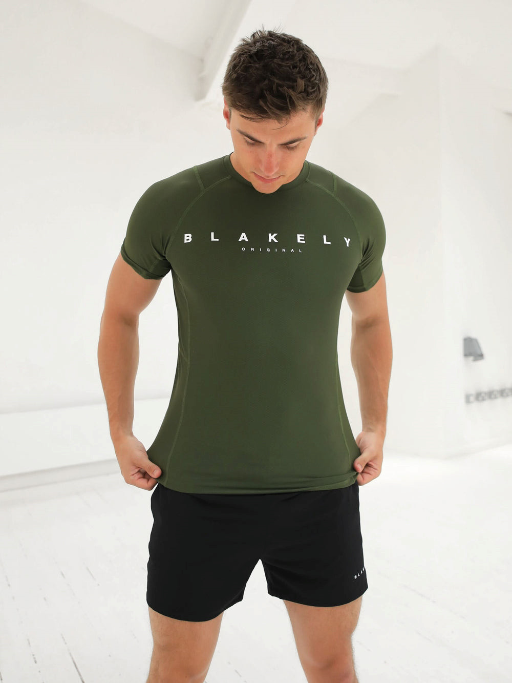 Blakely Apex Active T-Shirt Dunkelgrün | RHSBFQD-24
