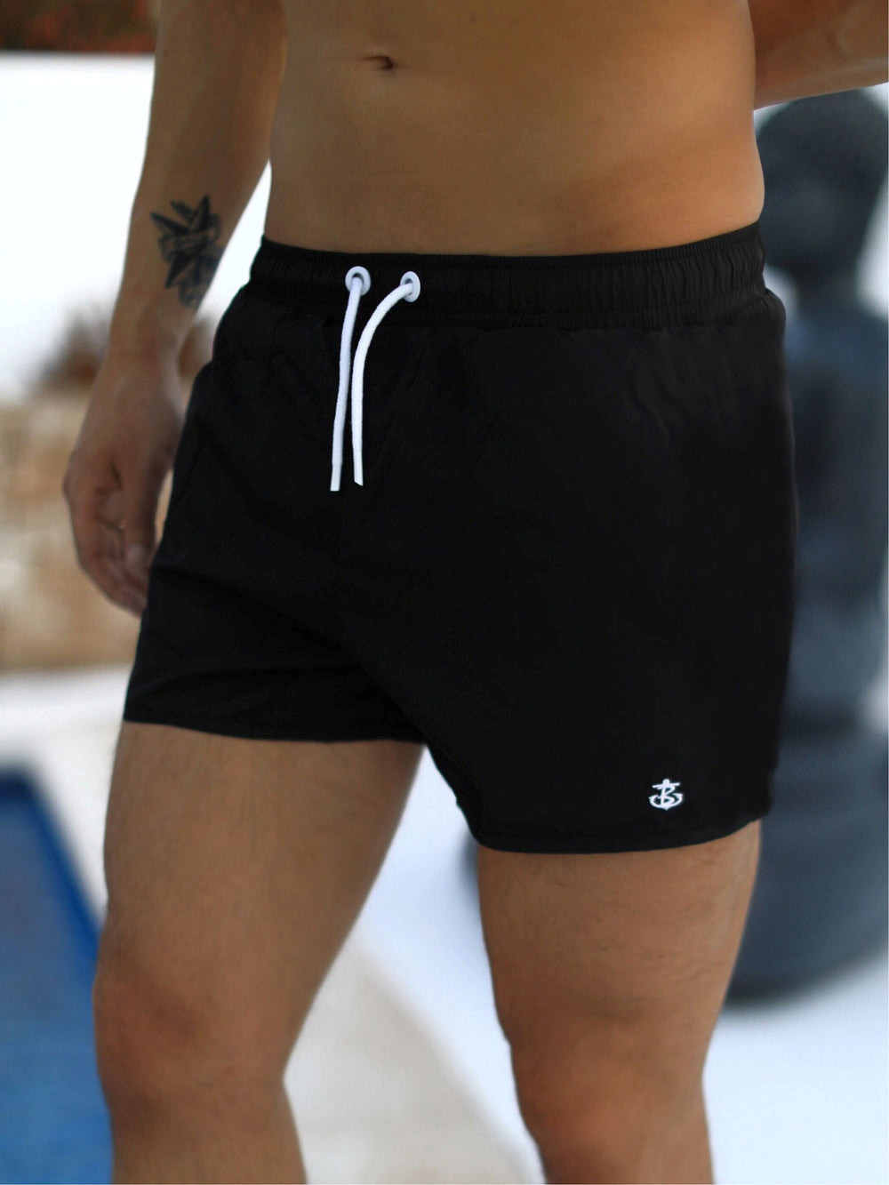 Blakely Arno Swim Shorts Schwarz | AVBRZUC-14