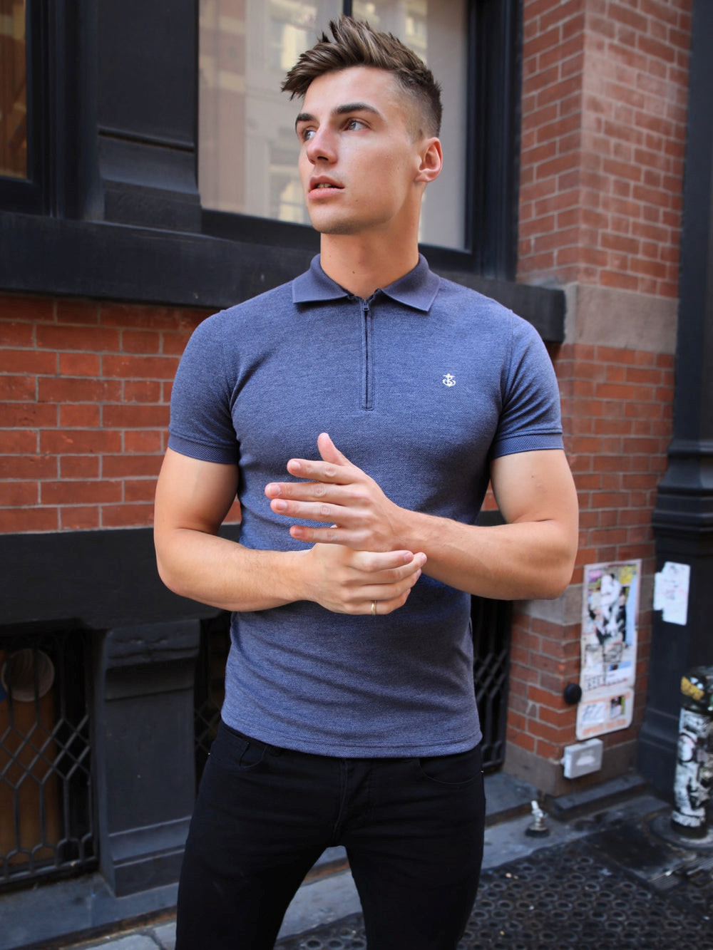 Blakely Aspen Polo Navy | FJXHIEQ-69