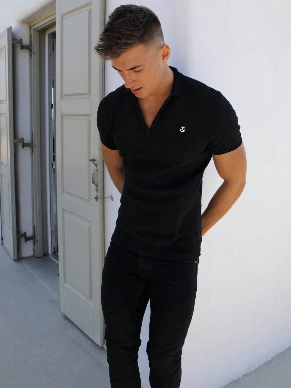 Blakely Aspen Polo Schwarz | OQKWSLJ-41
