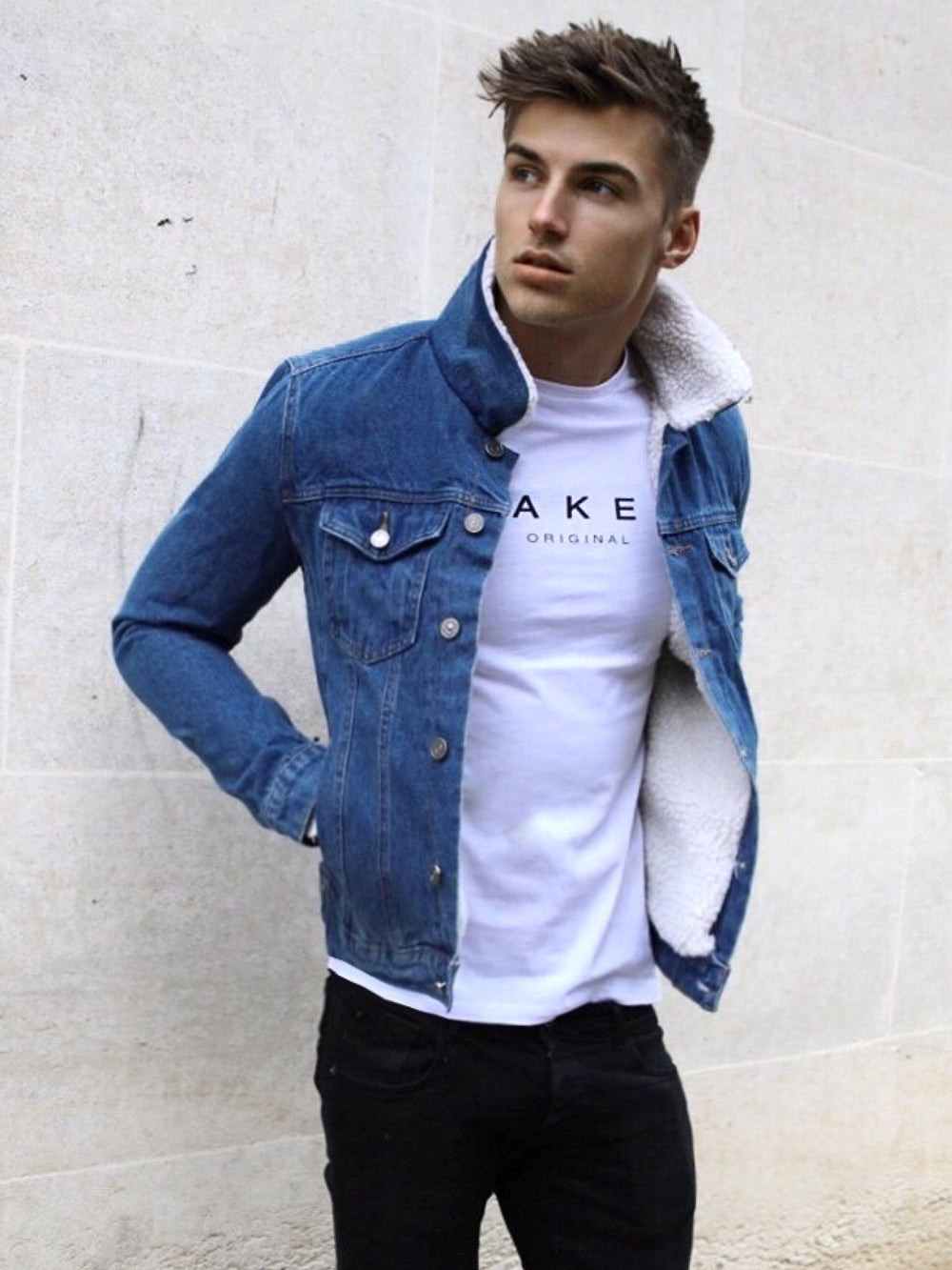 Blakely Banff Denim Jacket Blau | YGVUNSW-80