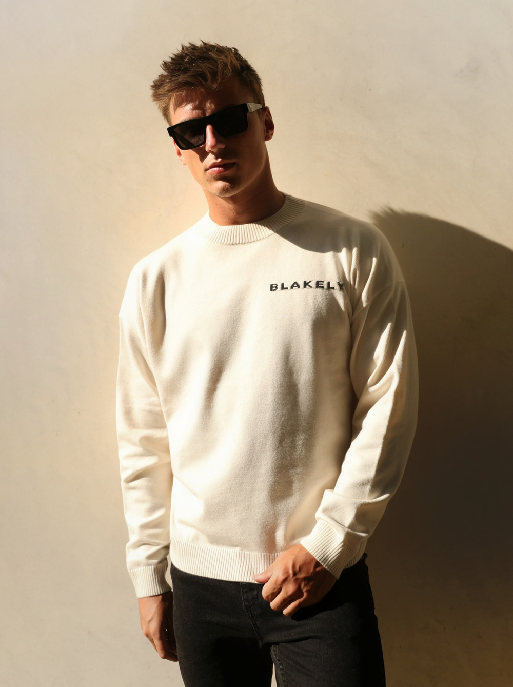 Blakely Blakely Knitted Jumper Weiß | YWPANRQ-01