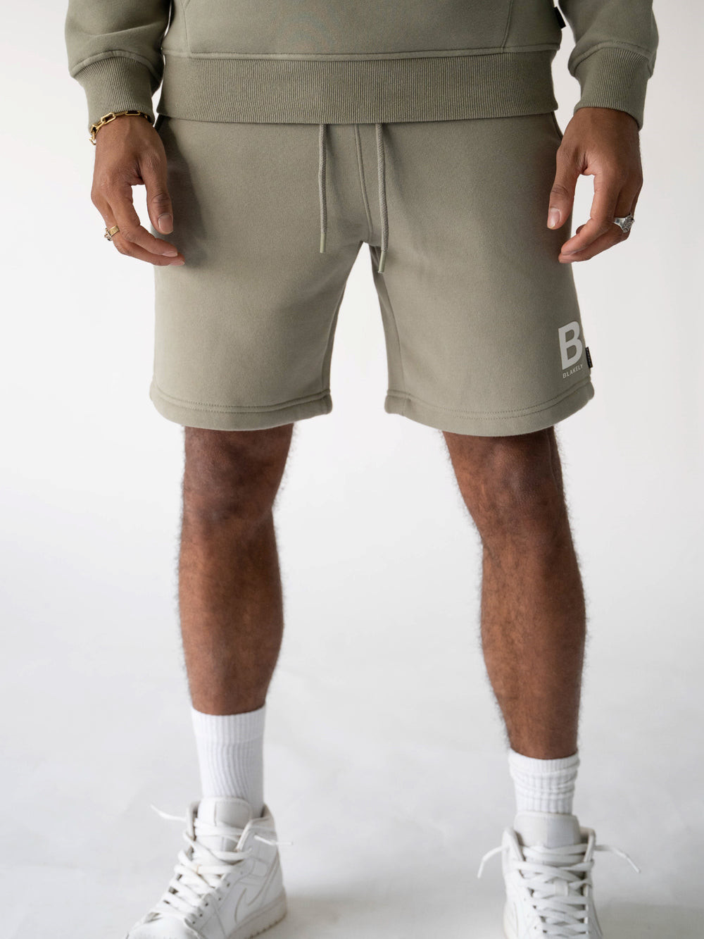 Blakely Blakely London Jogger Shorts Olivgrün | ODUPTXG-74