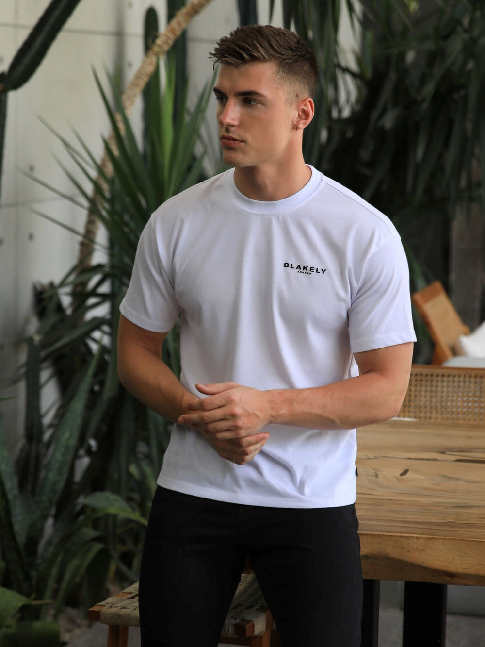 Blakely Blakely London Relaxed Fit T-Shirt Weiß | EFACKWY-74