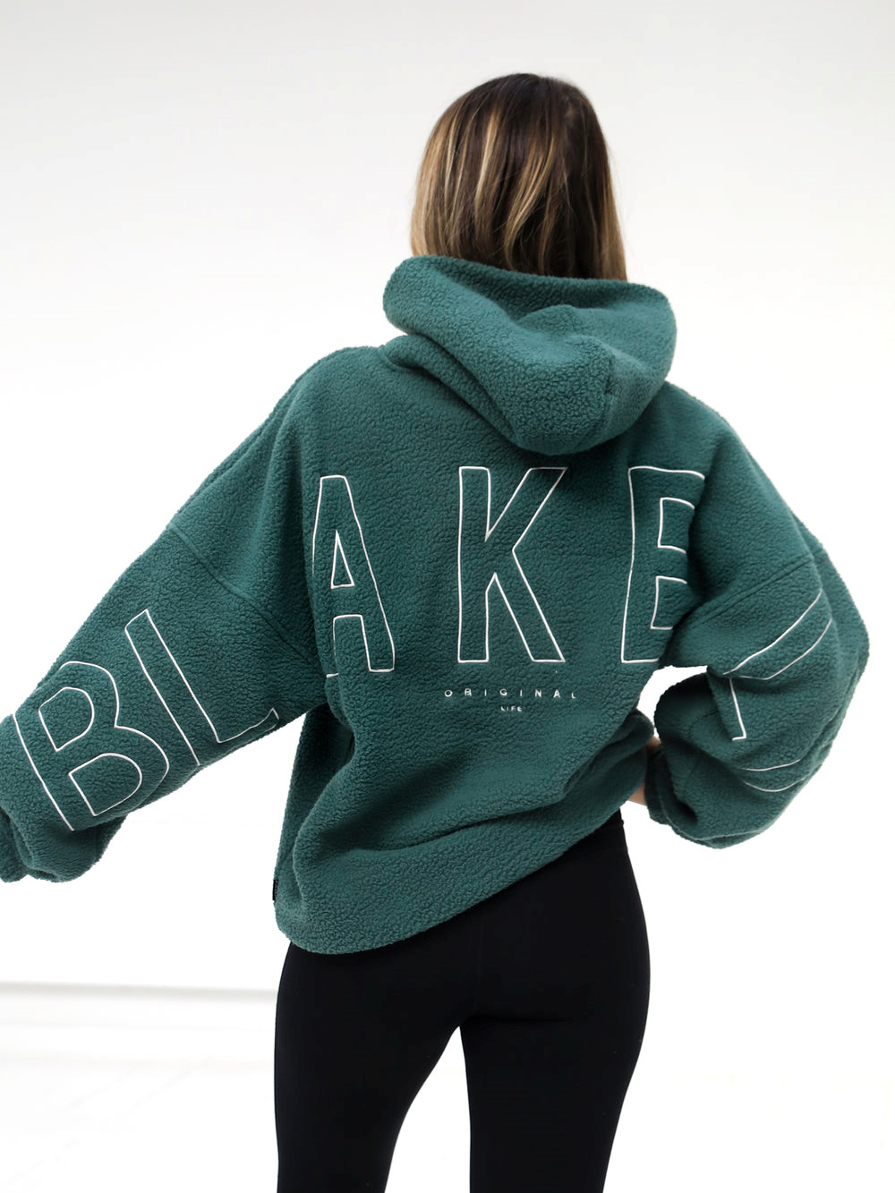 Blakely Borg Isabel Oversized Hoodie Grün | FGEPWCS-09