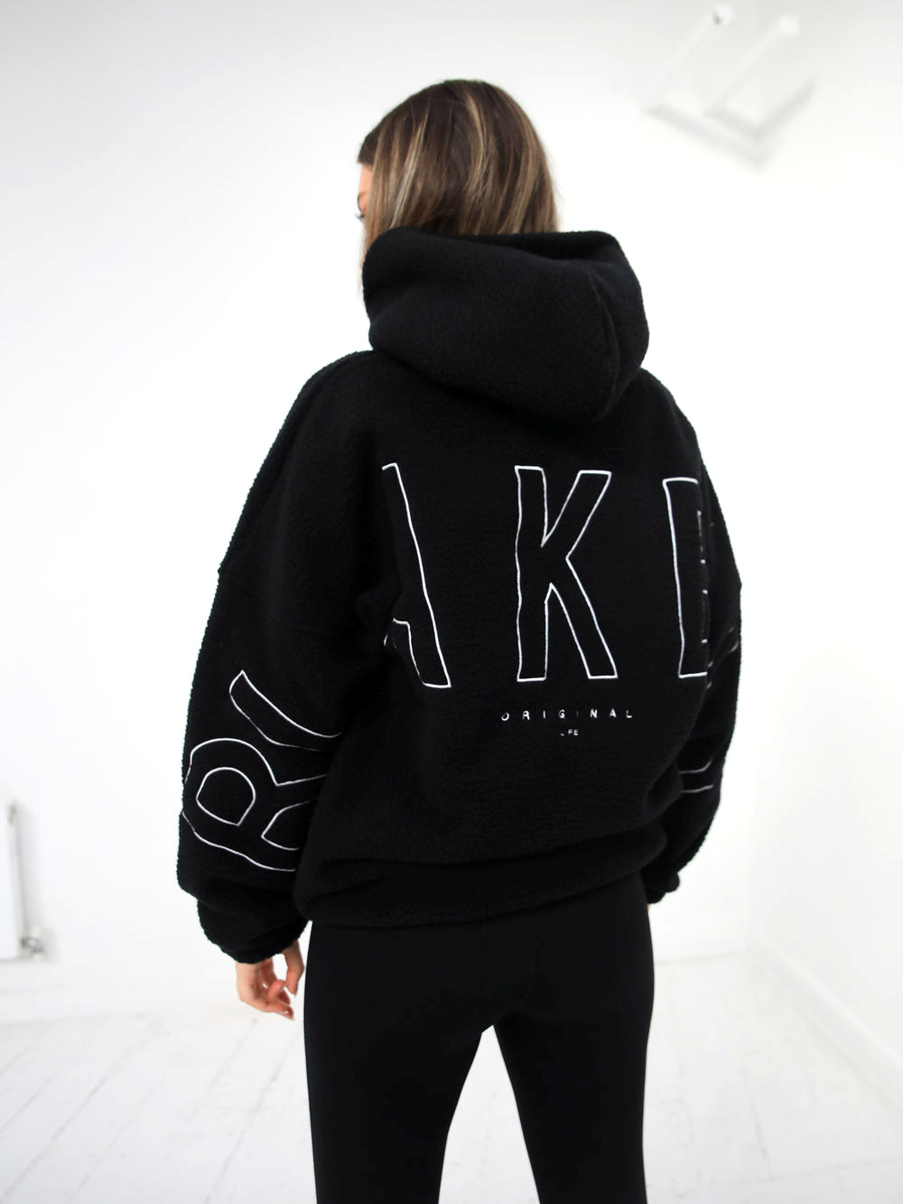 Blakely Borg Isabel Oversized Hoodie Schwarz | XEWAJRK-90