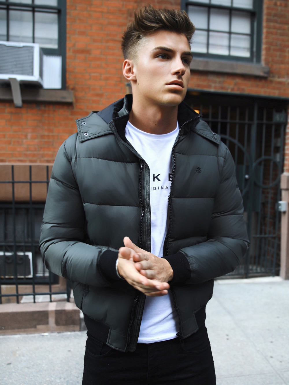 Blakely Brevik Coat Khaki Grün | UQGVHWT-61