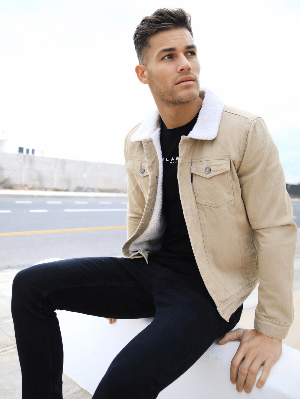 Blakely Bronx Denim Jacket Tan | EXKFTPW-31