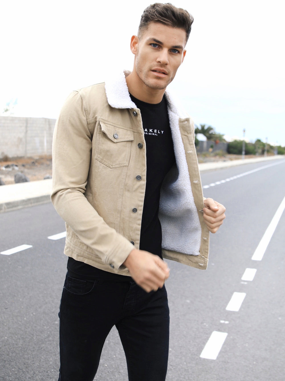 Blakely Bronx Denim Jacket Tan | EXKFTPW-31