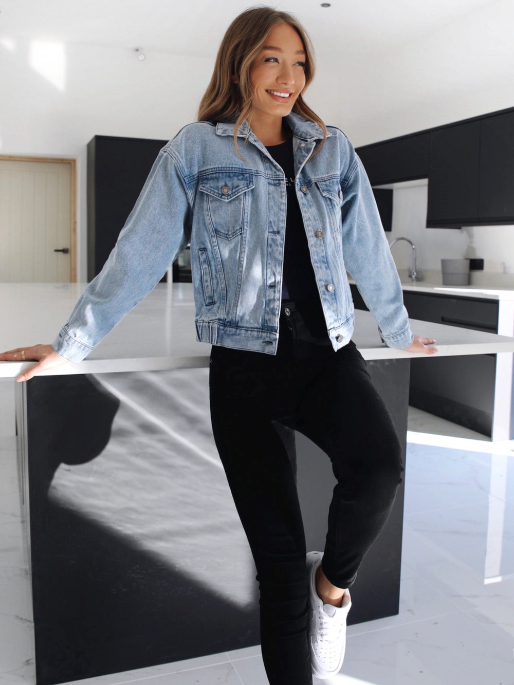 Blakely Brooklyn Denim Jacket Blau | JDIZQEL-16