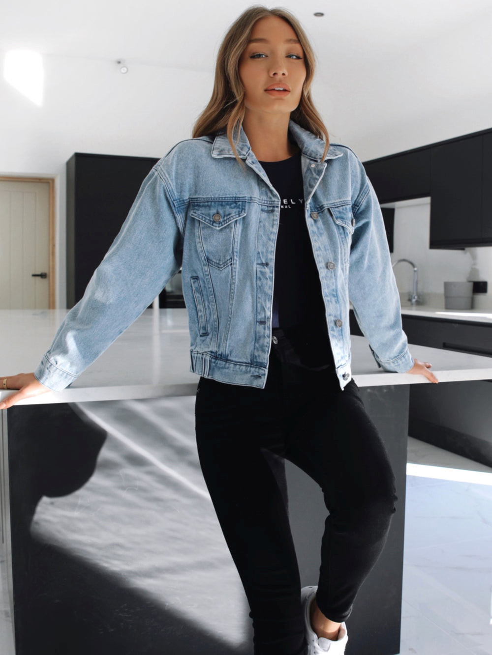 Blakely Brooklyn Denim Jacket Blau | JDIZQEL-16