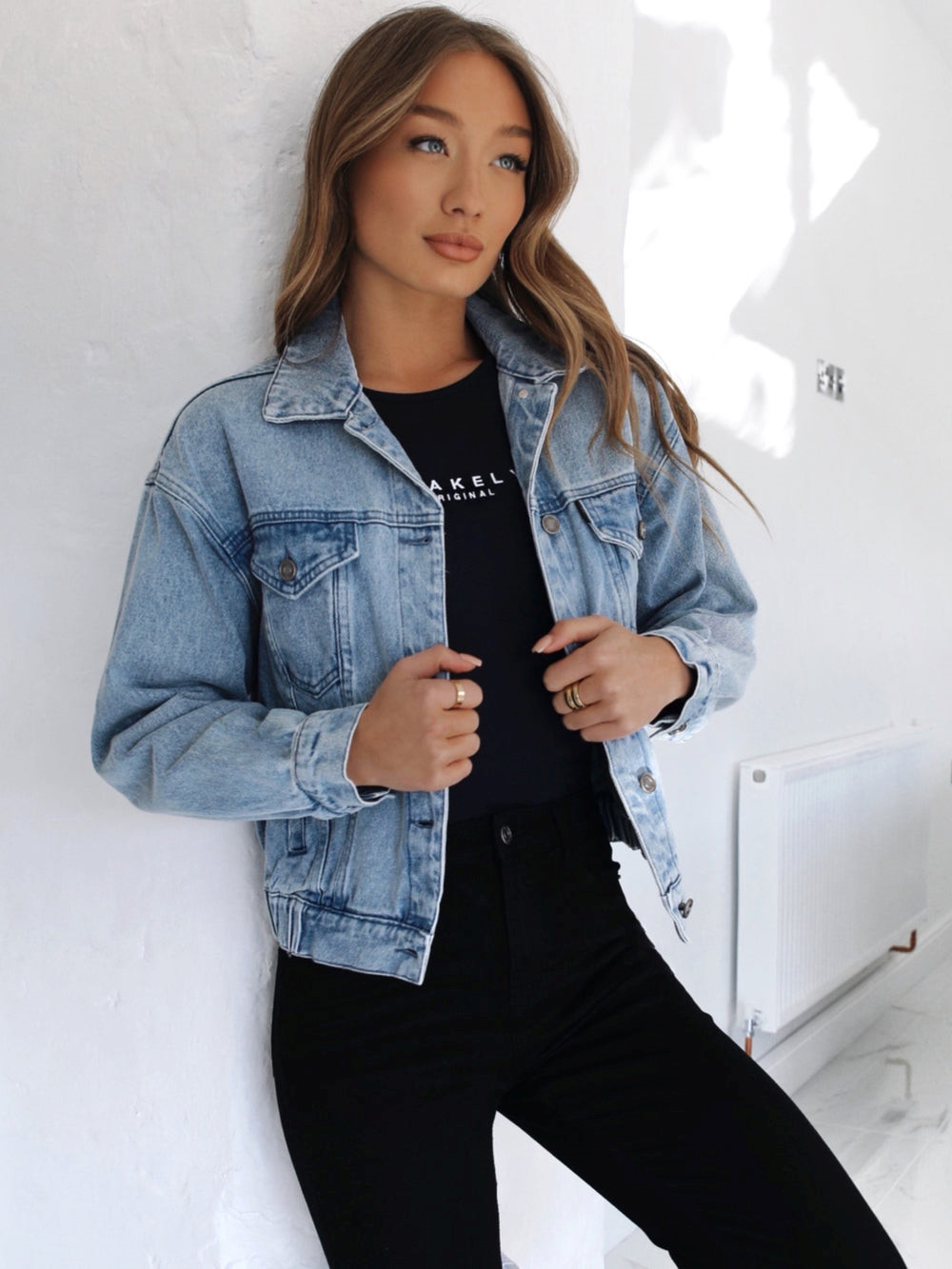 Blakely Brooklyn Denim Jacket Blau | JDIZQEL-16