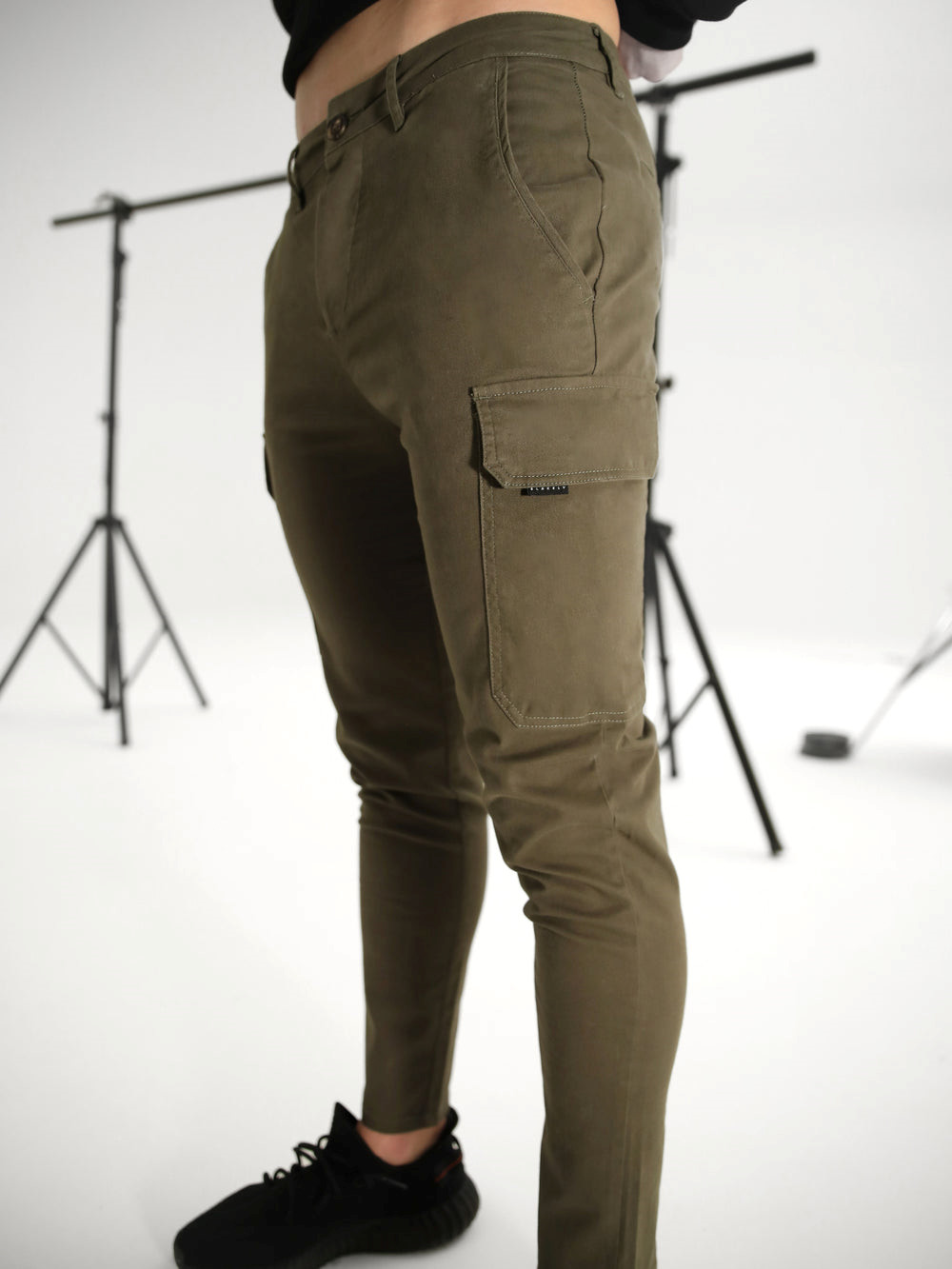 Blakely Cargo Trousers Dunkelkhaki | HUMSYCI-49