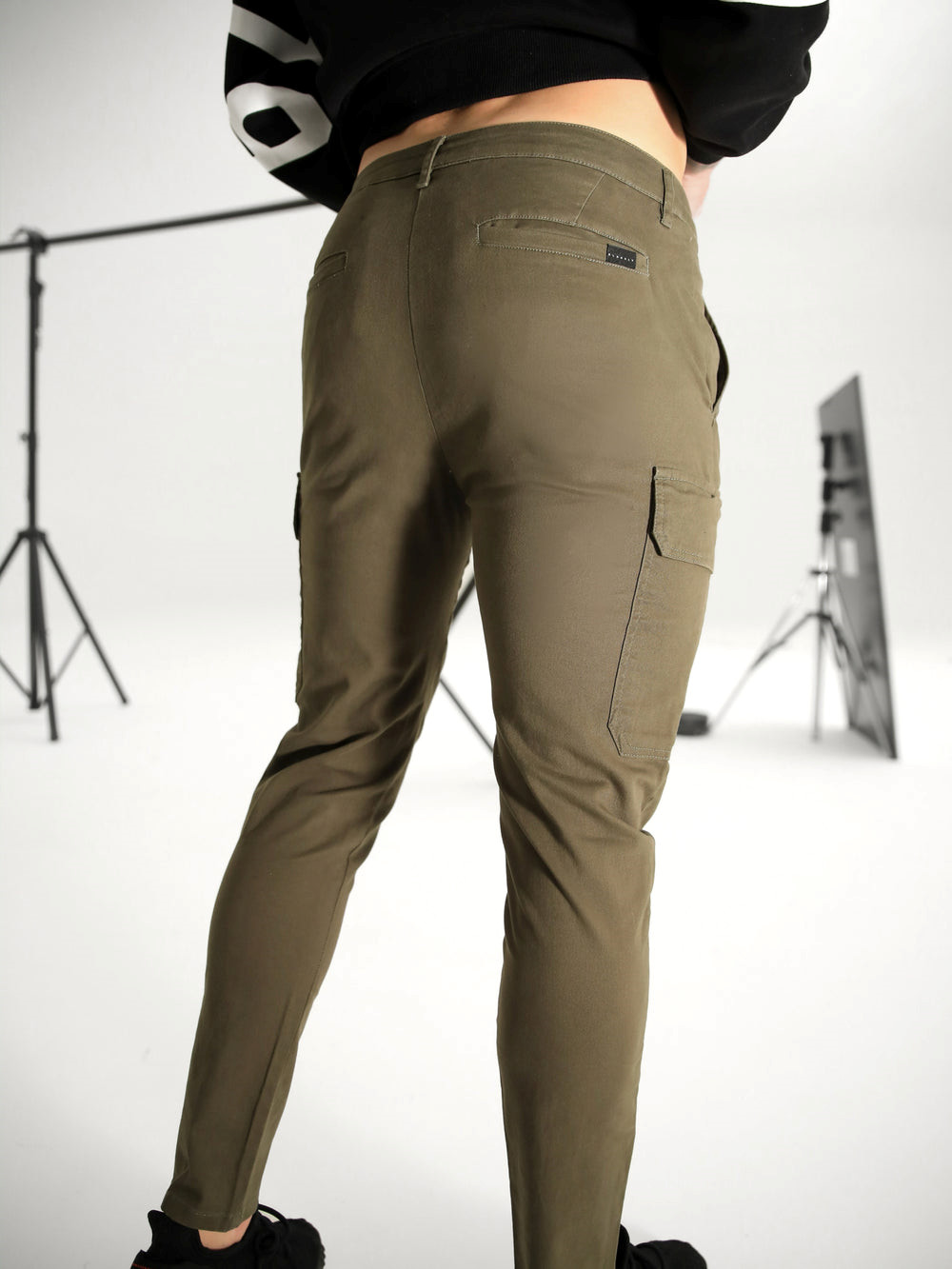 Blakely Cargo Trousers Dunkelkhaki | HUMSYCI-49