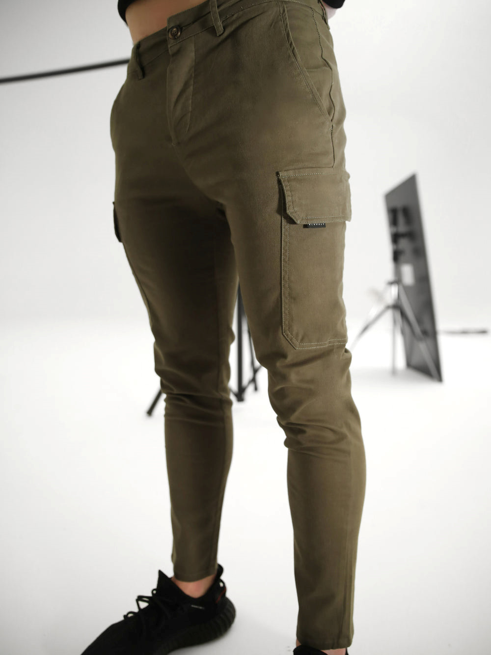 Blakely Cargo Trousers Dunkelkhaki | HUMSYCI-49