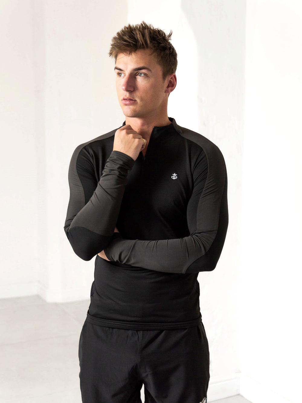 Blakely Challenger Gym Top Black/Charcoal | IOXLYQE-86