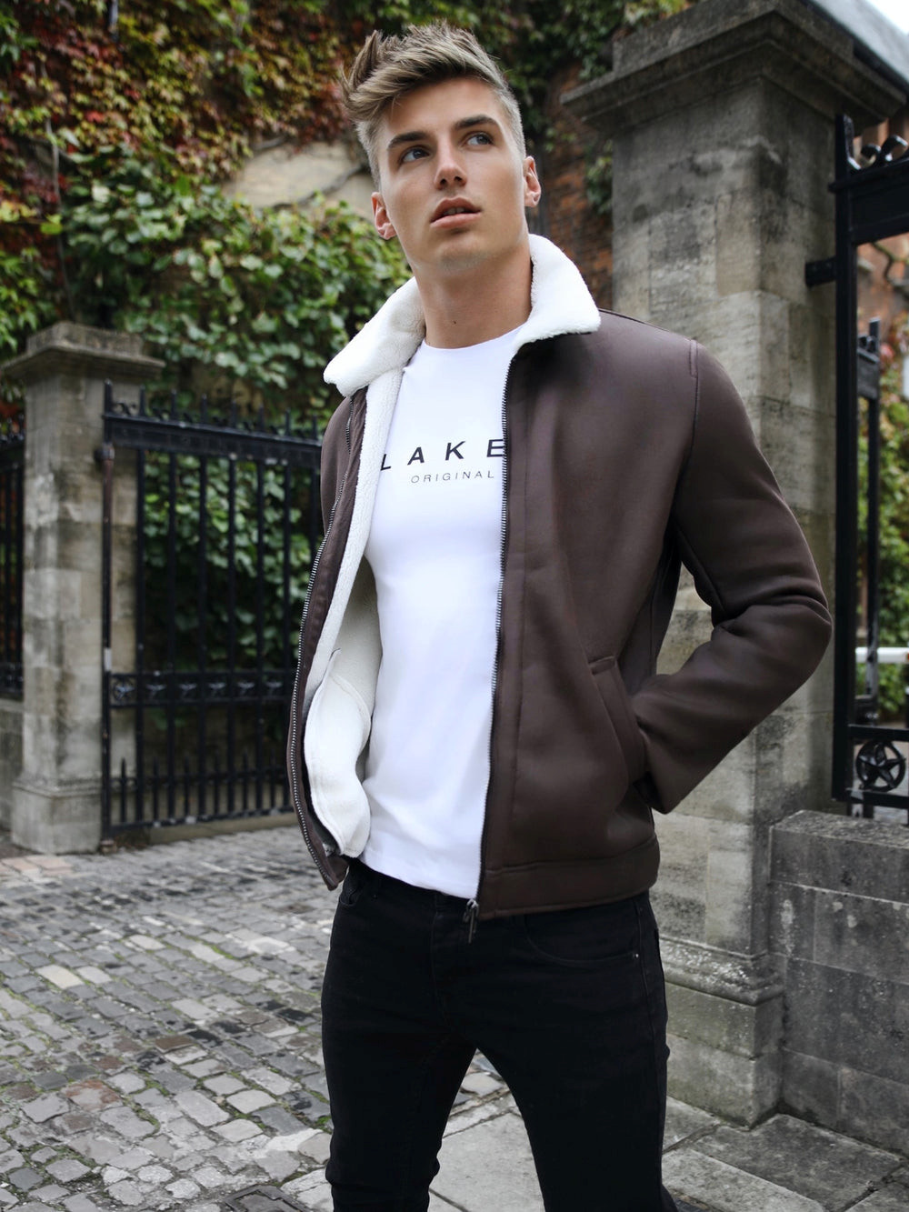 Blakely Culver Aviator Jacket Braun | GNAJEXD-45