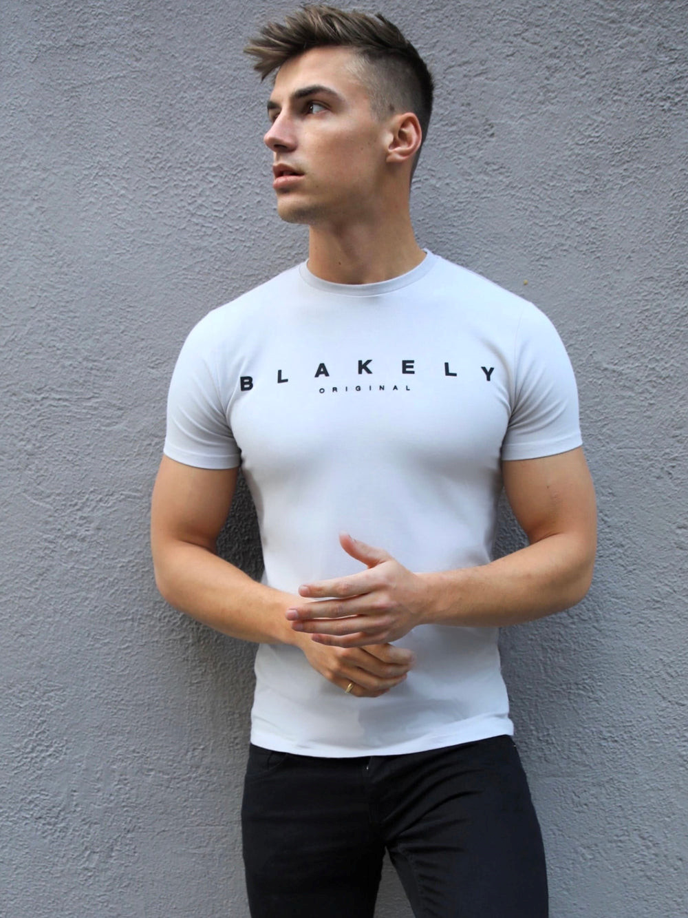 Blakely Element T-Shirt Stone | UZQKYCN-84