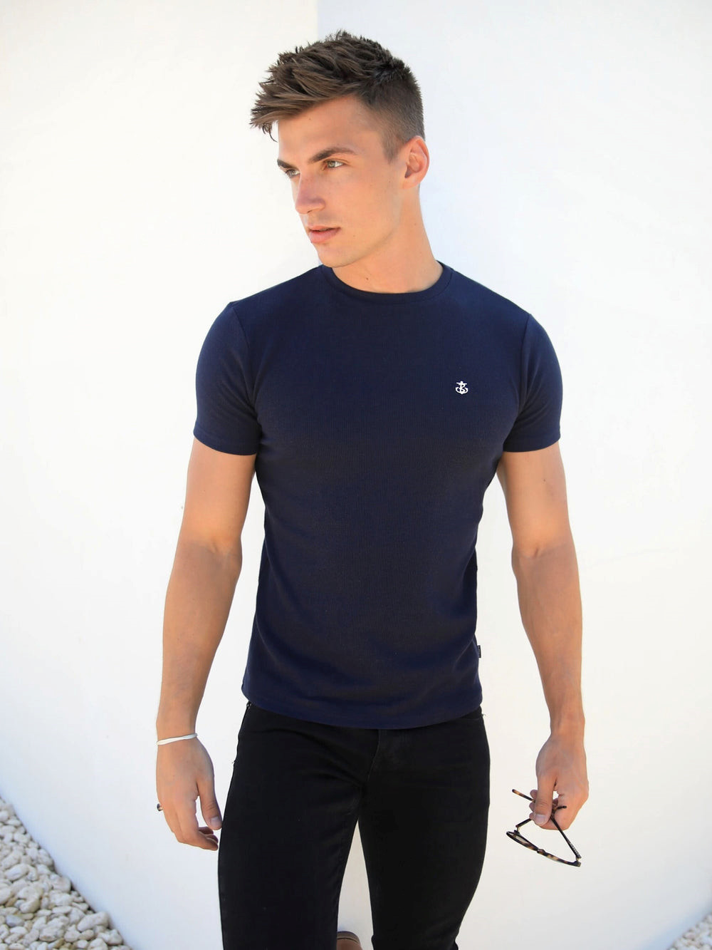 Blakely Eli T-Shirt Navy | IMXLPWD-46
