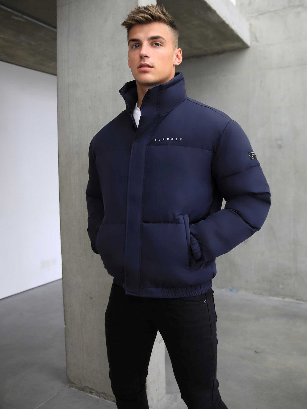 Blakely Fallon Coat Navy | UBSTJZC-38