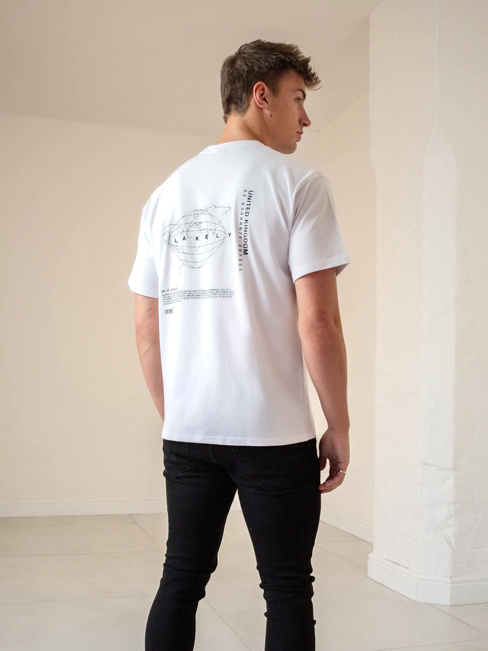 Blakely Global Oversized Tee Weiß | TXNGSLZ-70