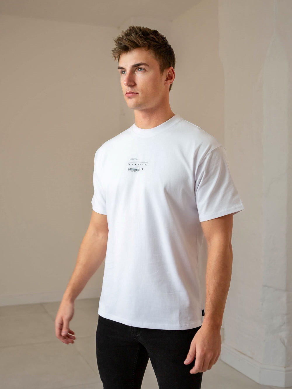 Blakely Global Oversized Tee Weiß | TXNGSLZ-70