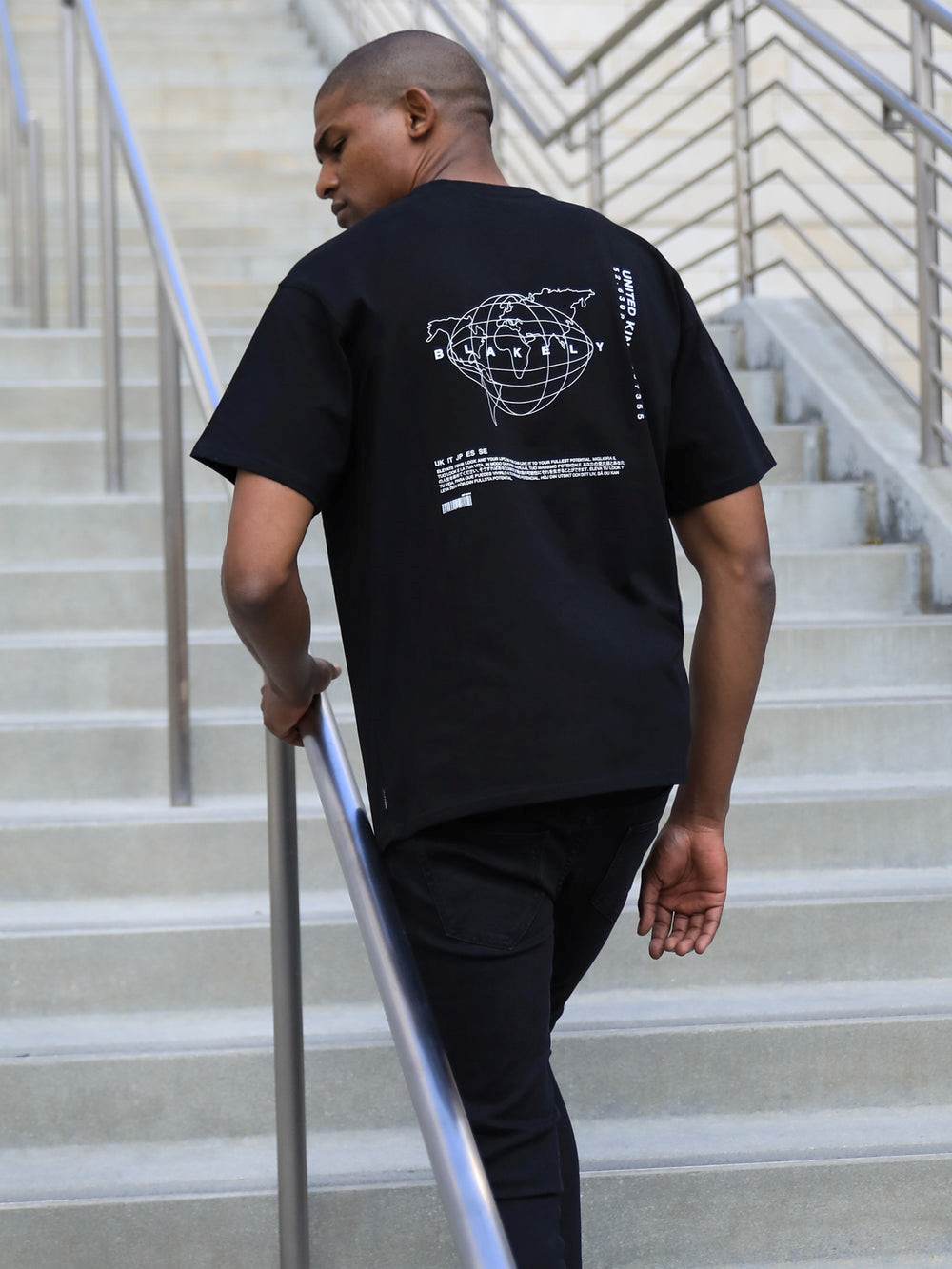 Blakely Global Relaxed Fit T-Shirt Schwarz | ILGRKVU-09