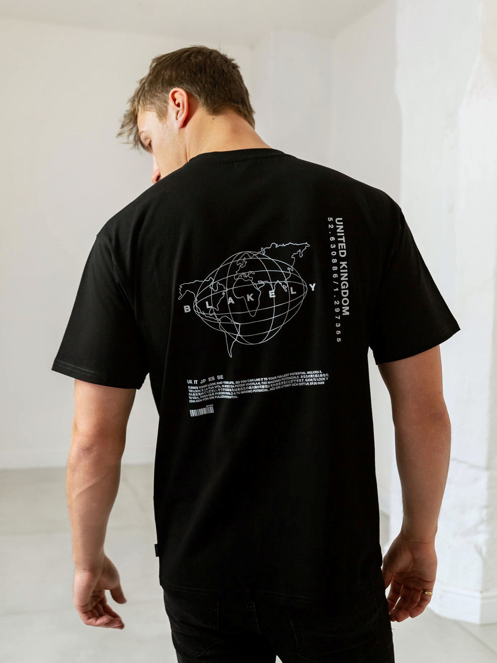 Blakely Global Relaxed Fit T-Shirt Schwarz | ILGRKVU-09