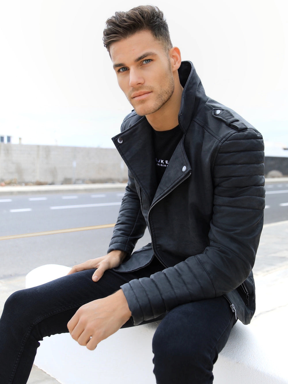 Blakely Harley Jacket Schwarz | GJHRLDV-90