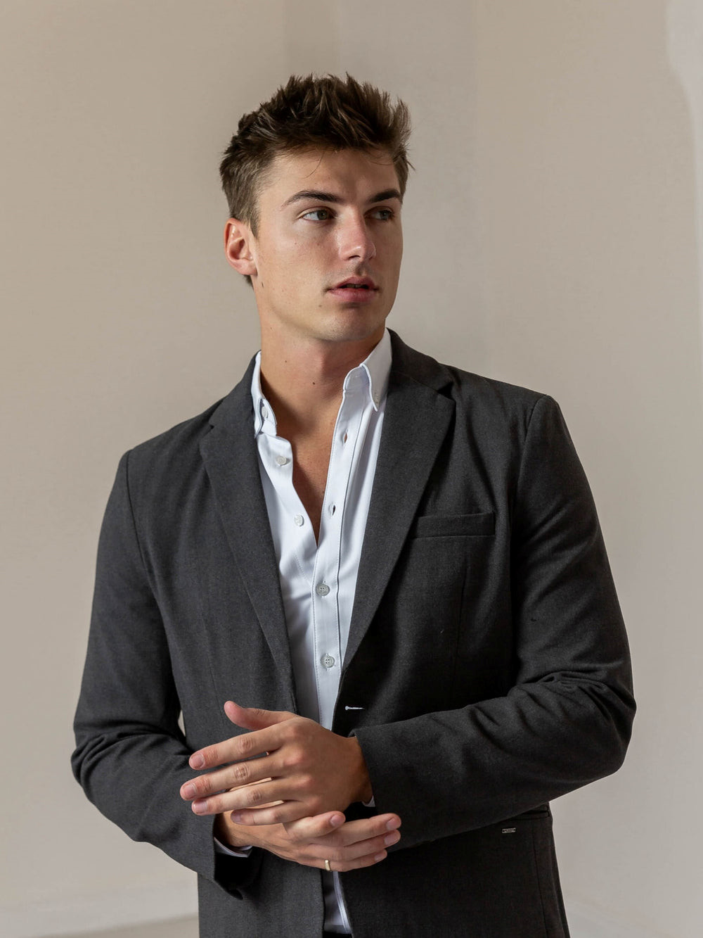 Blakely Haywood Blazer Charcoal | QRYFGBZ-20