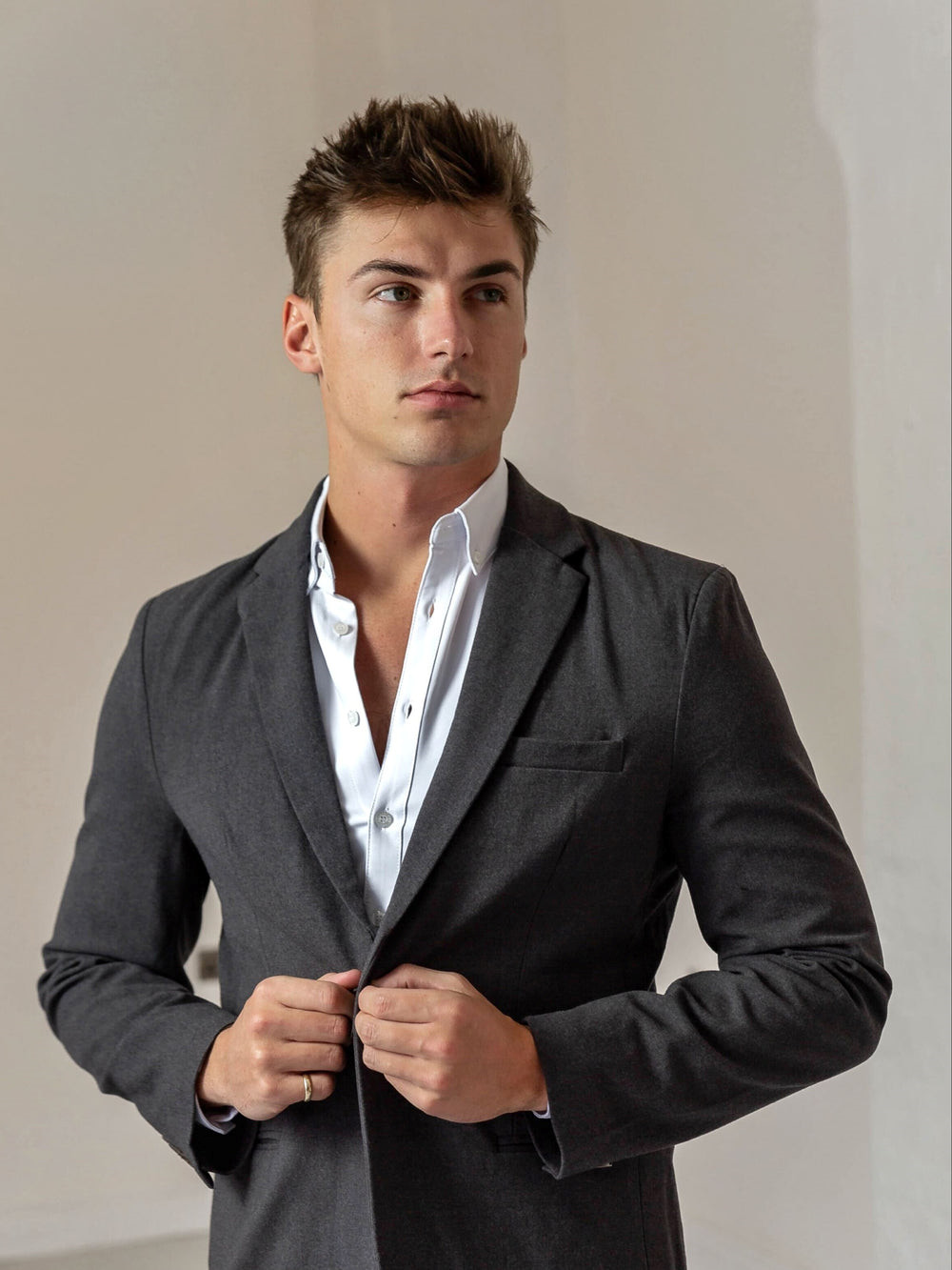 Blakely Haywood Blazer Charcoal | QRYFGBZ-20