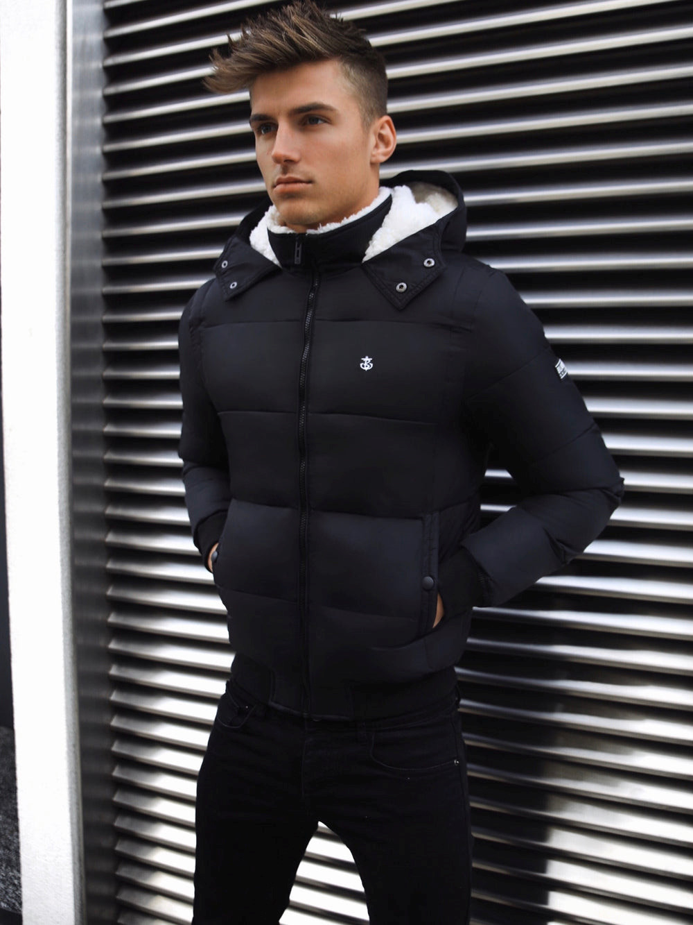 Blakely Hoback Coat Schwarz | RIUFVZE-24