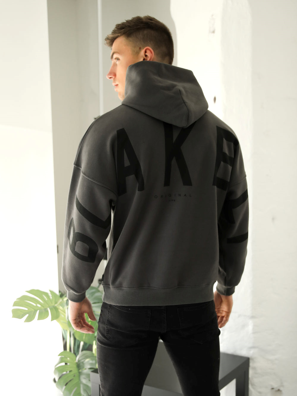 Blakely Idris Oversized Hoodie Ash | VMCQUNT-86