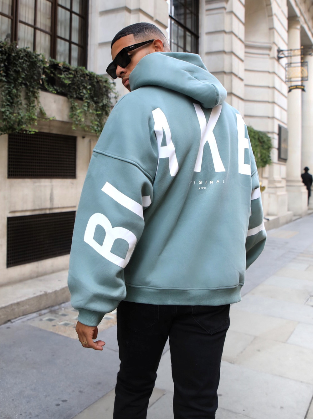 Blakely Idris Oversized Hoodie Grün | FEMAYQO-21